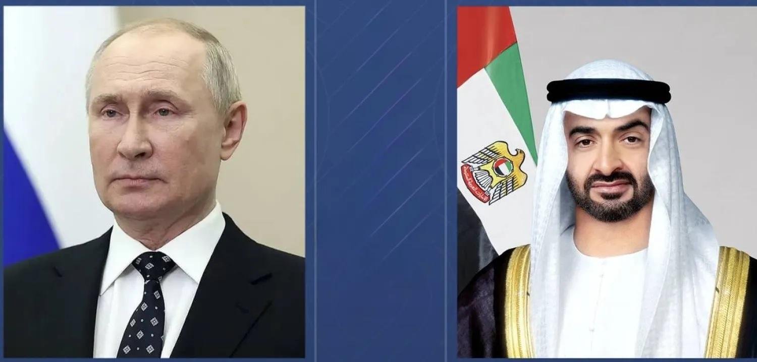 رئيسا روسيا والإمارات يؤكدان أهمية ترسيخ الأمن بالشرق الأوسط