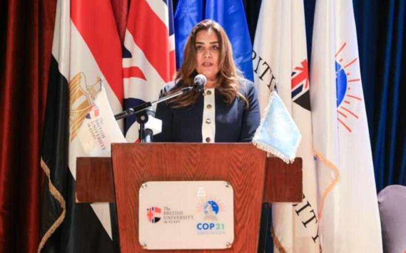 وزيرة التنمية المحلية والبيئة: نسعى لبناء كوادر مؤهلة لقيادة مفاوضات المناخ.. والانتقال من التعهدات إلى التنفيذ