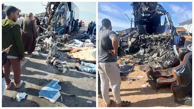 ننشر أسماء وفيات حادث طريق أسيوط الغربي بالفيوم