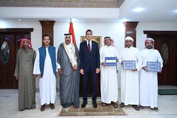 وزير الرياضة يكرم الفائزين بمهرجان ولي العهد السعودي بالطائف للهجن