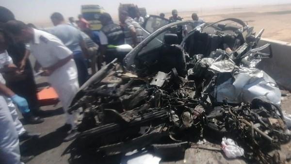 ضبط السائق المتسبب.. مصرع 4 أشخاص وإصابة 6 آخرين في حادث مروع بالدائري الأوسطي