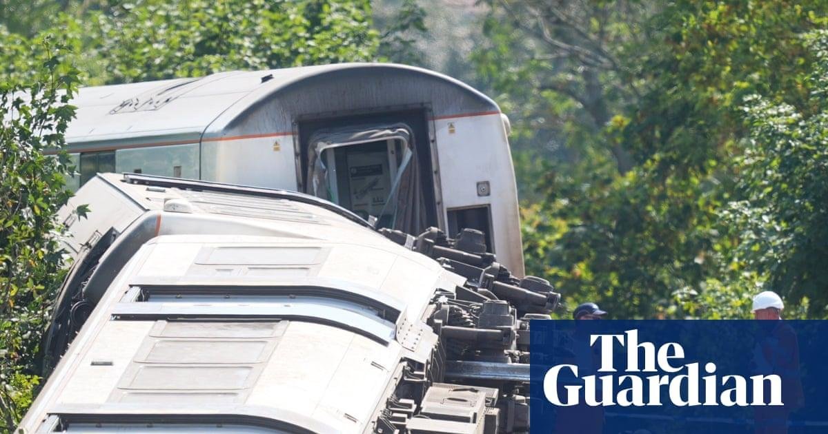 Lewes derailment: images show...