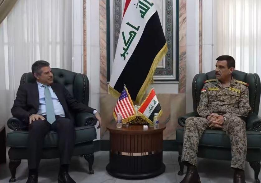 رئيس أركان الجيش العراقي يبحث مع القائم بالأعمال الأمريكي التعاون المشترك