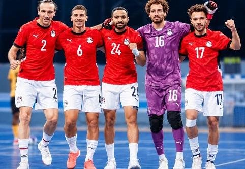 منتخب مصر لكرة الصالات يواجه المغرب فى نصف نهائى أمم أفريقيا