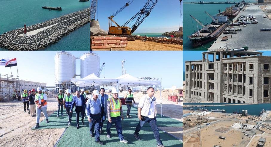 وزير النقل يتابع مشروع تطوير ميناء العريش البحري وإنشاء صوامع لتصدير الأسمنت للعالم