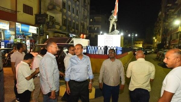 محافظ أسيوط يتفقد ميدان التجنيد بشارع جودة الأسدي بحي شرق بعد الانتهاء من تنفيذه بمشاركة مجتمعية