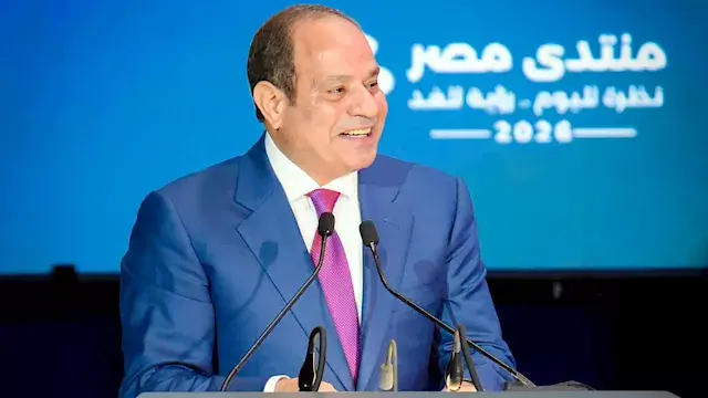 الرئيس السيسي يوجه رسالة للمصريين في ختام منتدى مصر 2026: "خلوا بالكم من مصر"