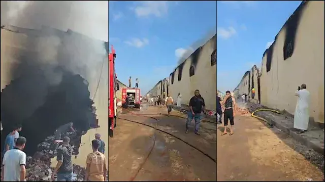 النيران التهمت محتوياته.. إصاب...