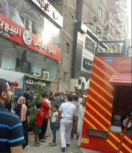 مصرع سيدة و3 من أطفالها في حريق شقة بفيصل