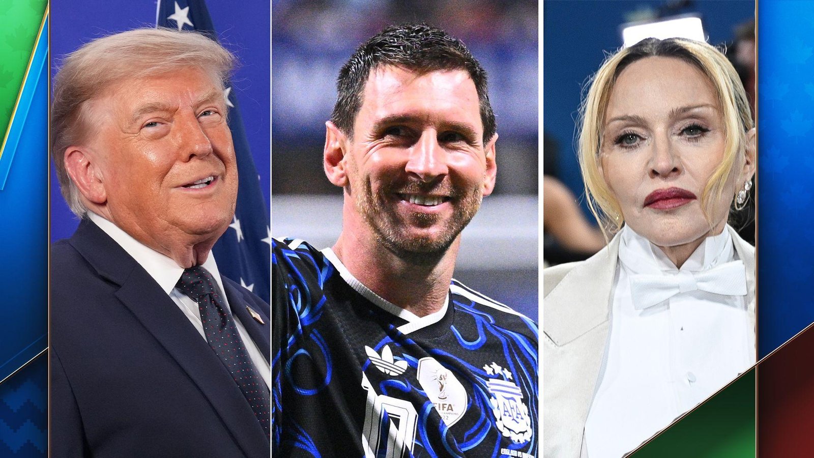 Trump, rings, Messi and a half...