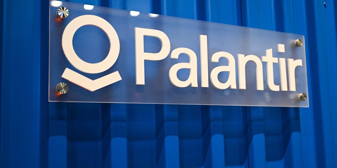 Palantir’s stock is slumping....