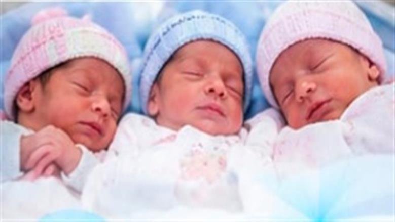 ولادة 3 توائم بعد تدخل جراحي طارئ بمستشفى الحمام المركزي في مطروح