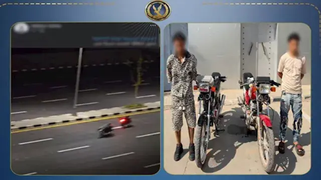 على طريقة الأكشن.. ضبط قائدي دراجتين ناريتين بعد استعراض خطير بمدينة نصر