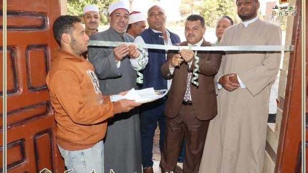 رئيس مركز بني سويف يفتتح مسجد عزبة إسلام بالكوم الأحمر