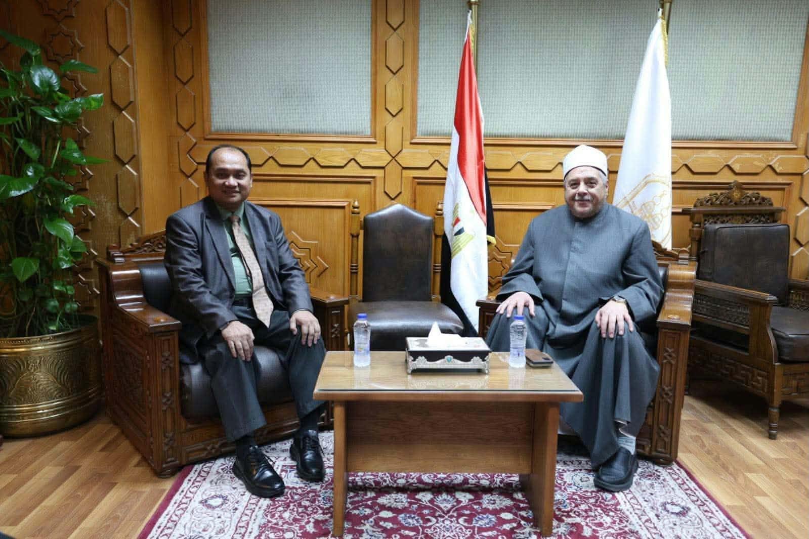 مناقشة ترتيبات توقيع بروتوكول تعاون بين الأزهر ووزارة الشئون الدينية الإندونيسية