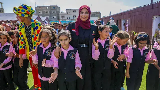 بتوجيهات رئاسية.. مصر تفتتح مدرسة جديدة شمال غزة قرب الخط الأصفر