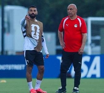 هدف واحد يفصل صلاح عن رقم حسام حسن مع منتخب مصر