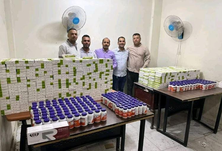 جمارك سفاجا تحبط محاولة تهريب كمية من الأدوية والمكملات الغذائية