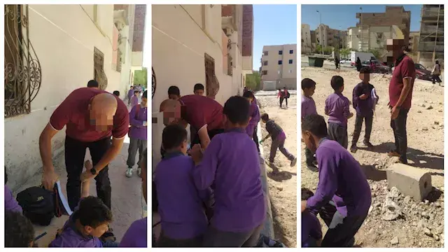 اتهام ولي أمر بتقييد تلميذ والسماح لنجله بضربه أمام مدرسة في المنيا الجديدة