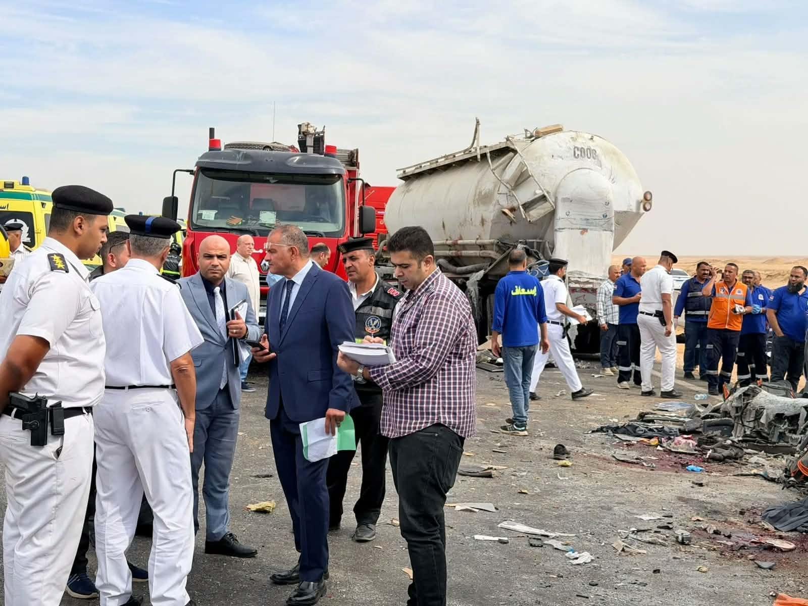 رئيس الرقابة المالية يعزّي أسر ضحايا حادث طريق أسيوط الغربي ويوجه بسرعة صرف التعويضات