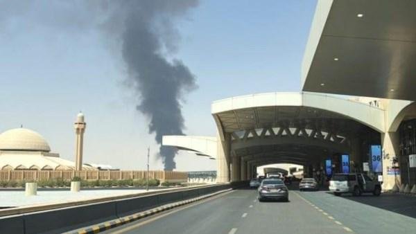 إصابة عدد من الأشخاص في هجوم استهدف مبنى الركاب بمطار الرياض