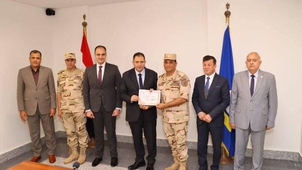 فوز كفر البطيخ  في مسابقة أكفأ مدرسة تأسيس عسكري