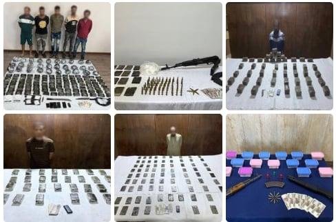مصرع 4 تجار مخدرات وضبط آخرين بحوزتهم مواد بـ144 مليون جنيه عقب تبادل لإطلاق النيران مع الشرطة في 3 محافظات