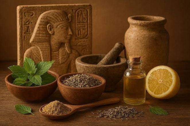 قبل آلاف السنين.. كيف عالج قدماء المصريين الأمراض بالأعشاب والعسل؟