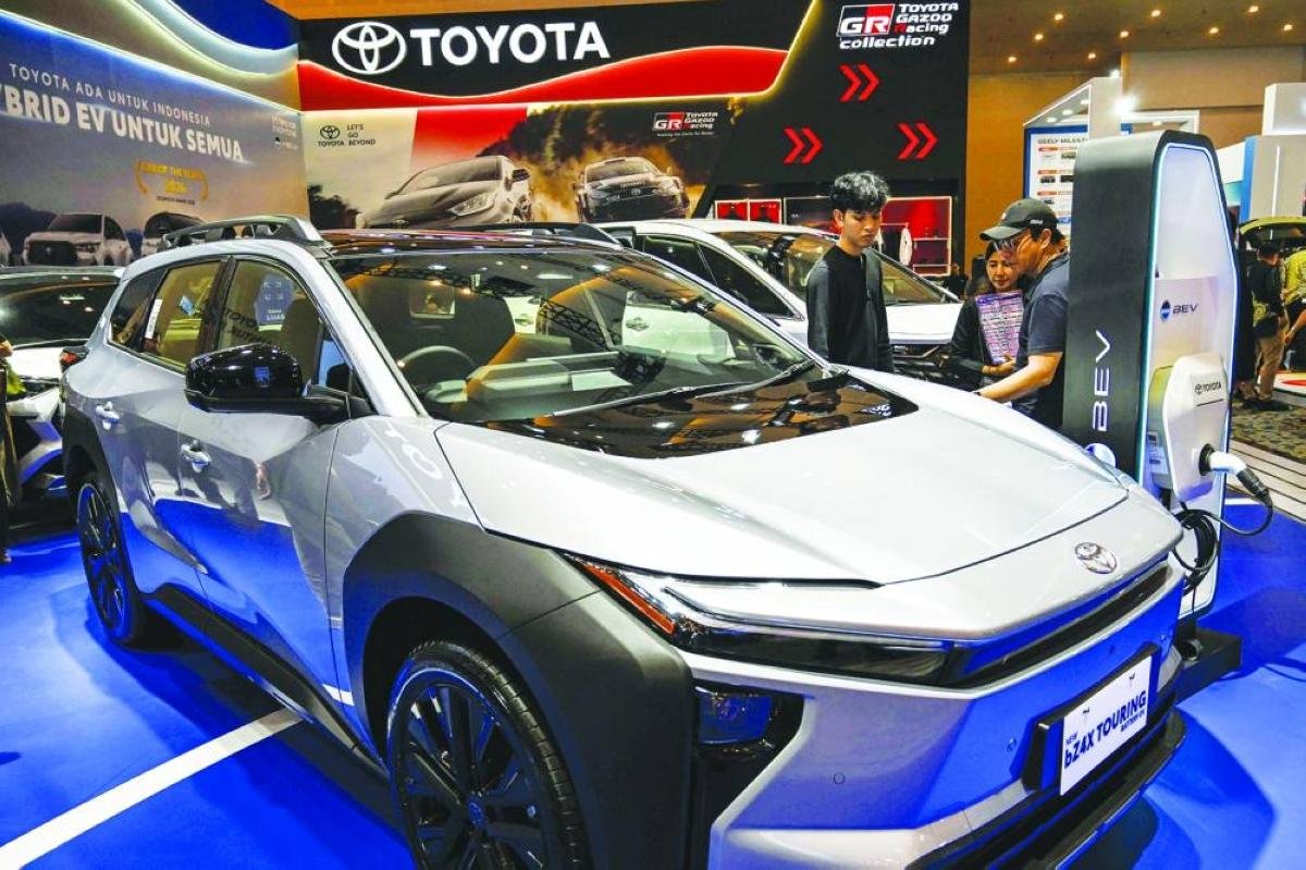 Toyota sales, production fall...