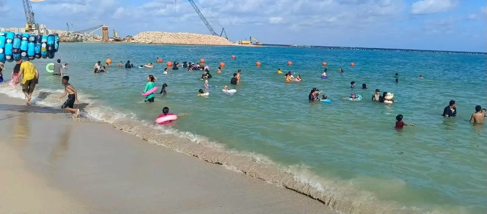 طقس مشمس فى الإسكندرية.. 35% نسبة الإقبال على الشواطئ
