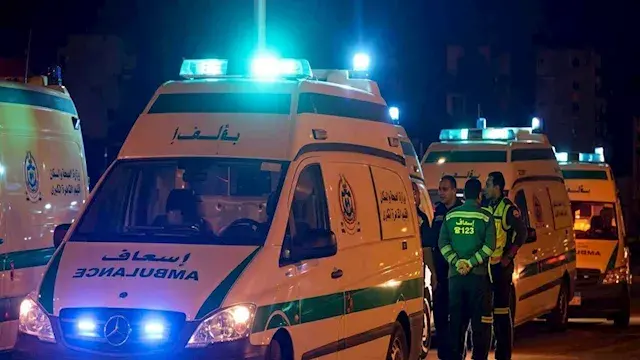 مصرع 4 أشخاص في تصادم ميكروباص بدراجتين ببني سويف