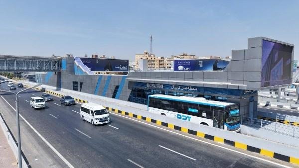بدء التشغيل المباشر لأتوبيسات BRT بين الإسكندرية الزراعي وصن كابيتال