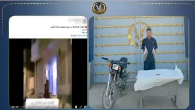 عاطل يسحل صديقته ويهددها بسلاح أبيض لمنعها من السفر للخارج في بني سويف