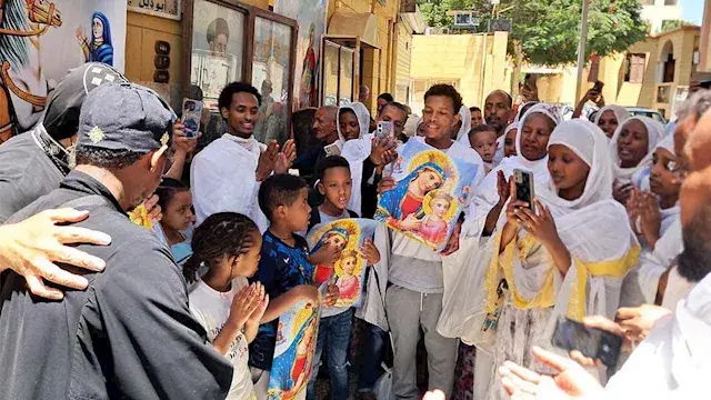 مظاهرة حب إفريقية.. وفود إثيوب...