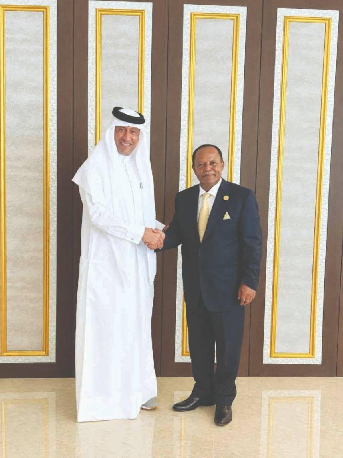 Qatar Chamber, Ethiopian presi...