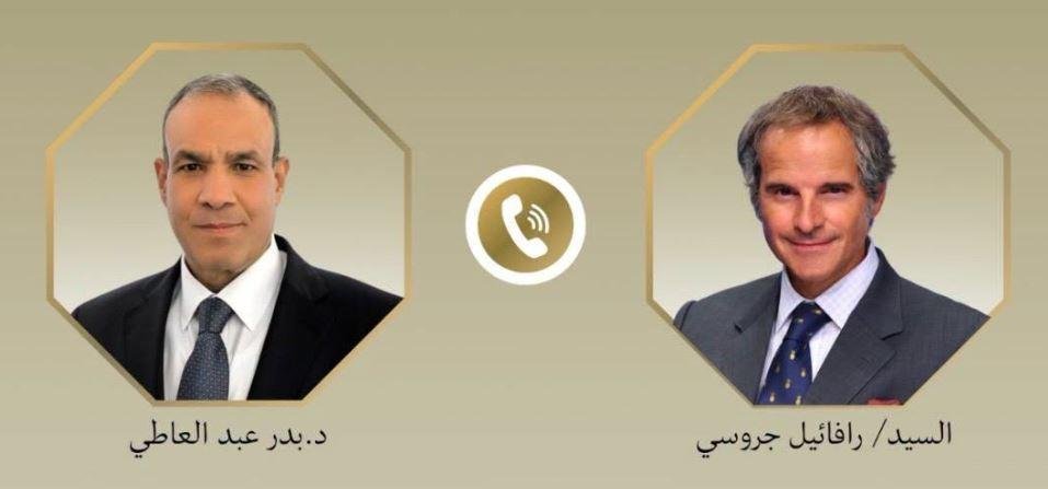 وزير الخارجية يبحث مع مدير وكالة الطاقة الذرية التطورات الإقليمية
