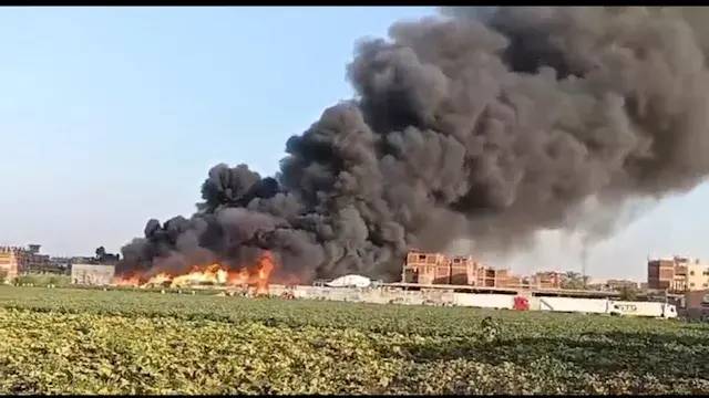 8 ساعات من النيران وخسائر بالم...