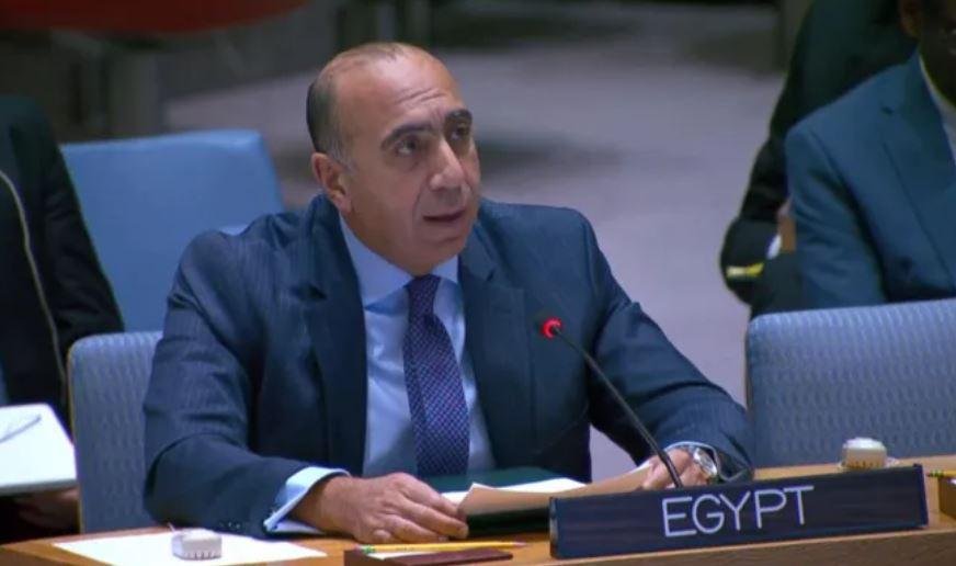 مندوب مصر بمجلس الأمن: وحدة السودان لا تقبل المساومة.. ولا يجوز تجريد الجيش من أدوات صون وحدة أراضيه
