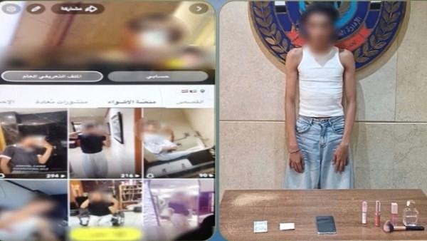 رقص مبتذل.. حبس شاب ارتدى ملابس نسائية فى فيديوهات على السوشيال ميديا