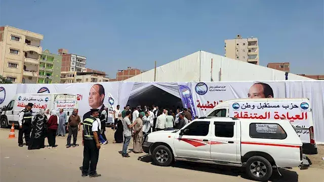 تفاصيل القافلة الطبية المجانية لحزب مستقبل وطن في منيا القمح بالشرقية -صور