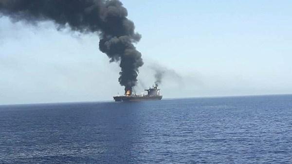 الحرس الثوري : إنفجار ناقلة نفط ثالثة بمضيق هرمز جراء لغم بحري اليوم