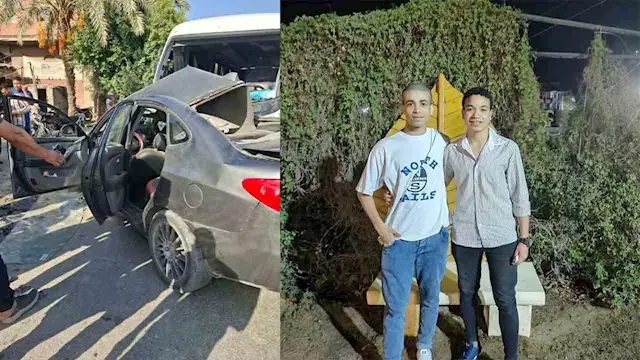 من تجهيزات الخطوبة إلى سرادق عزاء.. تفاصيل مصرع شقيقين في حادث بالفيوم - صور