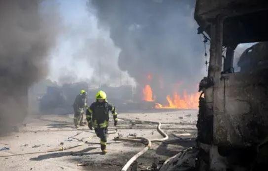هجوم روسي يترك أجزاء من منطقة كييف بدون كهرباء