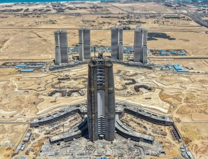 موعد تسليم شركة سيسك لمشروع أبراج داون تاون فى العلمين الجديدة منتصف 2027