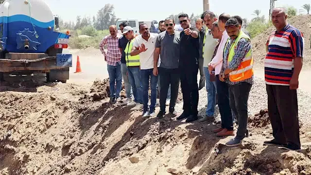 رئيس مياه القليوبية يتابع إصلاح خط مغذي لـ 4 قرى ويوجّه بالعمل على مدار الساعة
