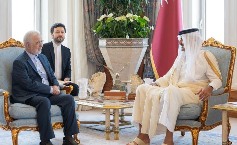 أمير قطر يبحث مع وزير الداخلية الإيراني التطورات الإقليمية وخفض التصعيد