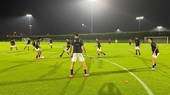 منتخب الناشئين يواصل استعداداته لمواجهة السعودية في كأس الخليج