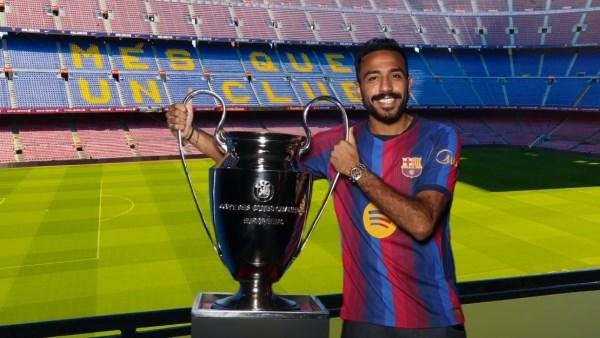 بقميص برشلونة.. محمود كهربا يتألق في أحدث ظهور