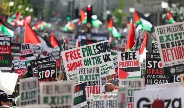 بعد استبعاد ماكلمور.. مظاهرات مؤيدة للفلسطينيين خارج حفل إد شيران في فيلادلفيا الأمريكية