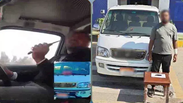 فيديو من سنة.. ضبط سائق ميكروب...